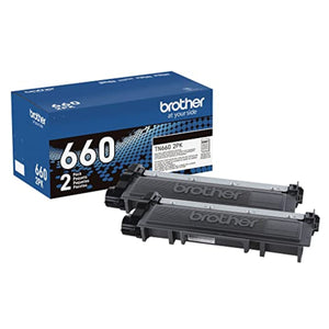 BROTHER TN-660 2PK Black Original Toner Cartridge - Cartouches Certifiées