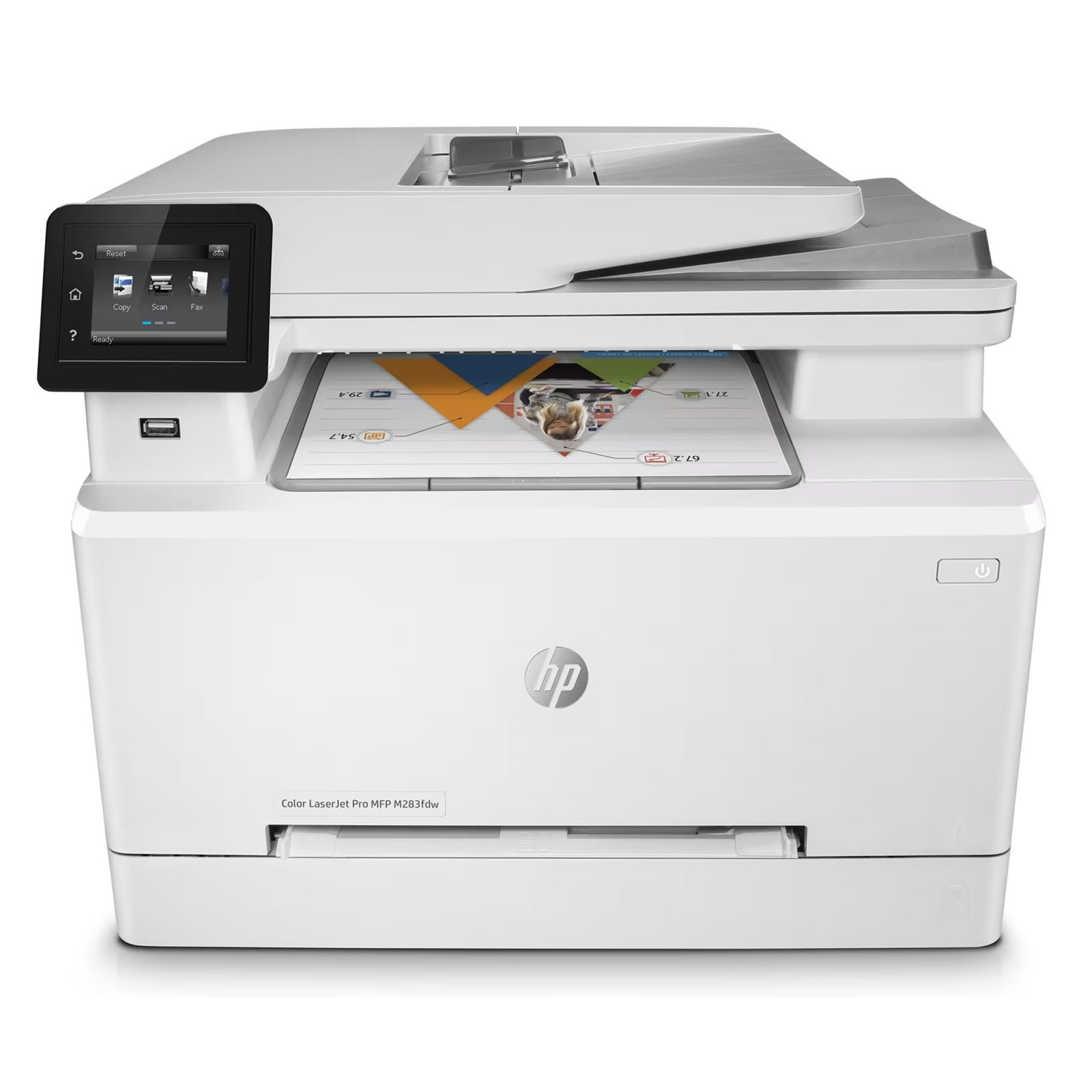 Printer HP Color LaserJet Pro MFP M283fdw - Cartouches Certifiées