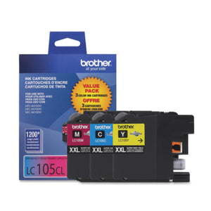 BROTHER LC1053PKS Color 3-Pack Original Inkjet Cartridge - Cartouches Certifiées