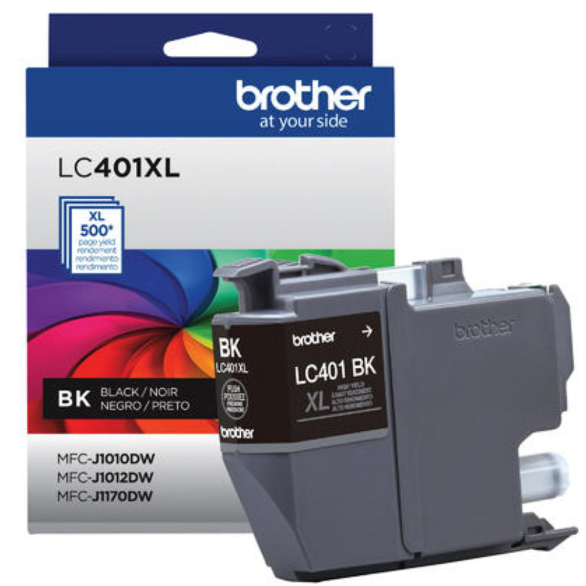 BROTHER LC401XLBK Black Original Inkjet Cartridge - Cartouches Certifiées