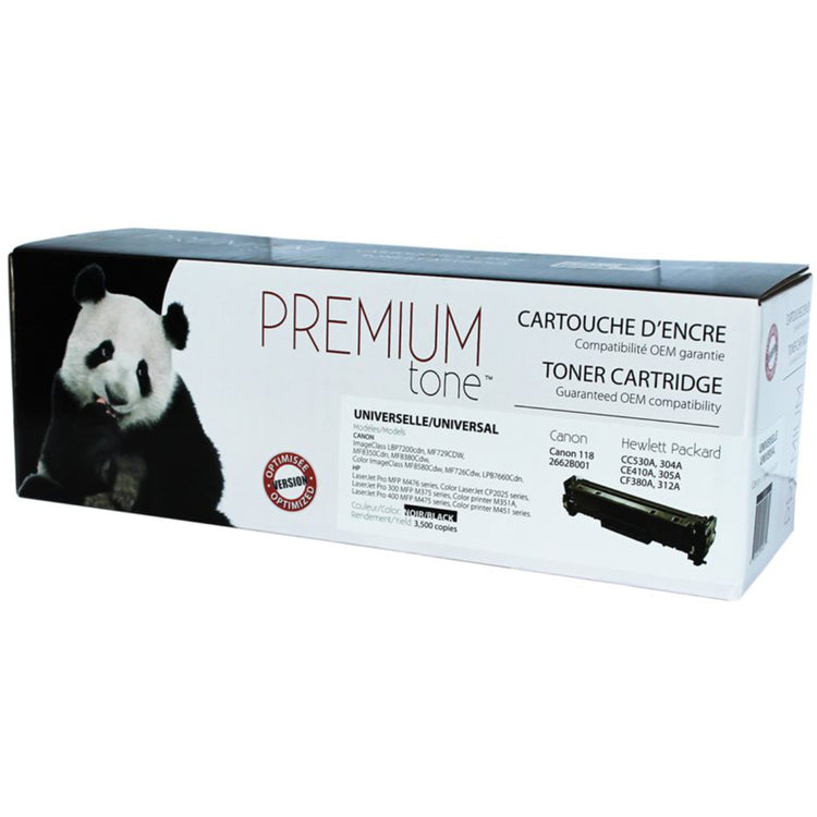 Compatible CANON 118 (2662B001) Black Toner Cartridge Premium Quality - Cartouches Certifiées