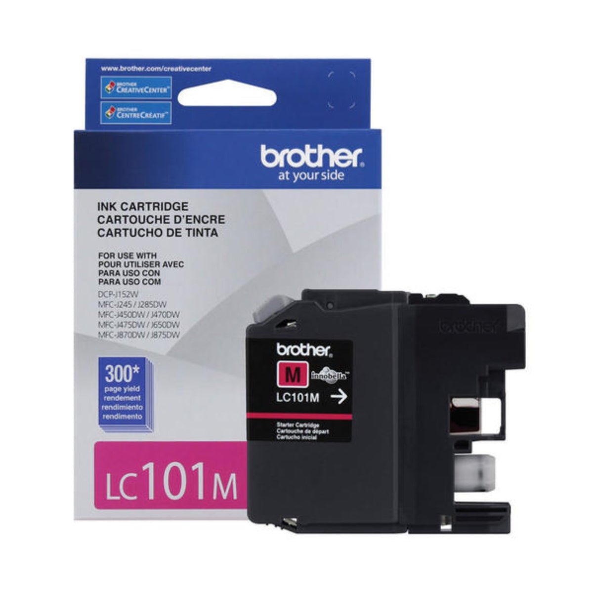 BROTHER LC101M Magenta Original Inkjet Cartridge - Cartouches Certifiées