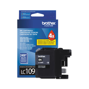 BROTHER LC109BK Black Original Inkjet Cartridge - Cartouches Certifiées