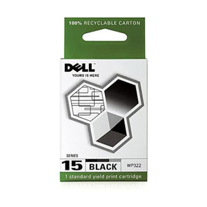 DELL Series 15 (WP322) Black Original Inkjet Cartridge - Cartouches Certifiées