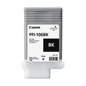 CANON PFI-106 130ml (6621B001AA) Black Original Inkjet Cartridge - Cartouches Certifiées