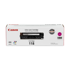 CANON 118 (2660B001) Magenta Original Toner Cartridge - Cartouches Certifiées