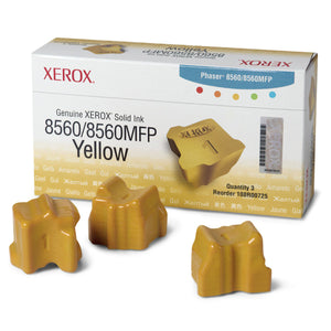 XEROX 108R00725 Phaser 8560 (3 Stick) Yellow Original Solid ink - Cartouches Certifiées