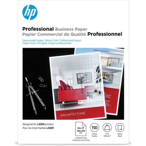 4wn10a Hp Papier Laser Glacé Brochure 8.5 X 11 150 Feuilles 200g