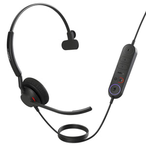 Jabra Engage 40 Casque Avec fil Arceau Bureau/Centre d'appels USB Type-C Noir - Image 1