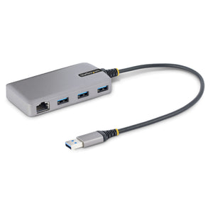 StarTech.com 5G3AGBB-USB-A-HUB station d'accueil Avec fil USB 3.2 Gen 1 (3.1 Gen 1) Type-A Gris - Image 1
