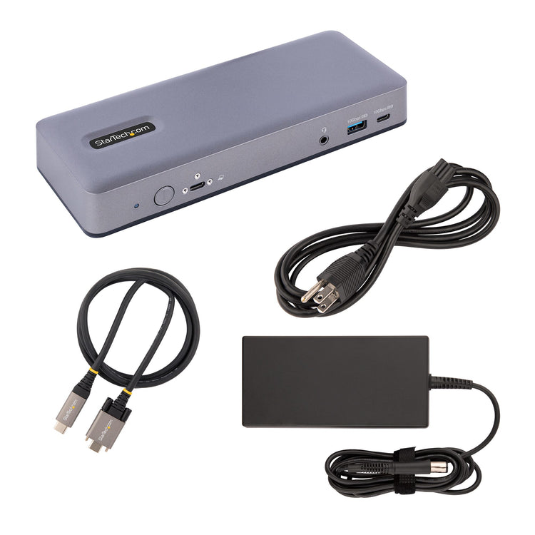 StarTech.com DK31C3MNCR station d'accueil Avec fil USB 3.2 Gen 2 (3.1 Gen 2) Type-C Gris - Image 7