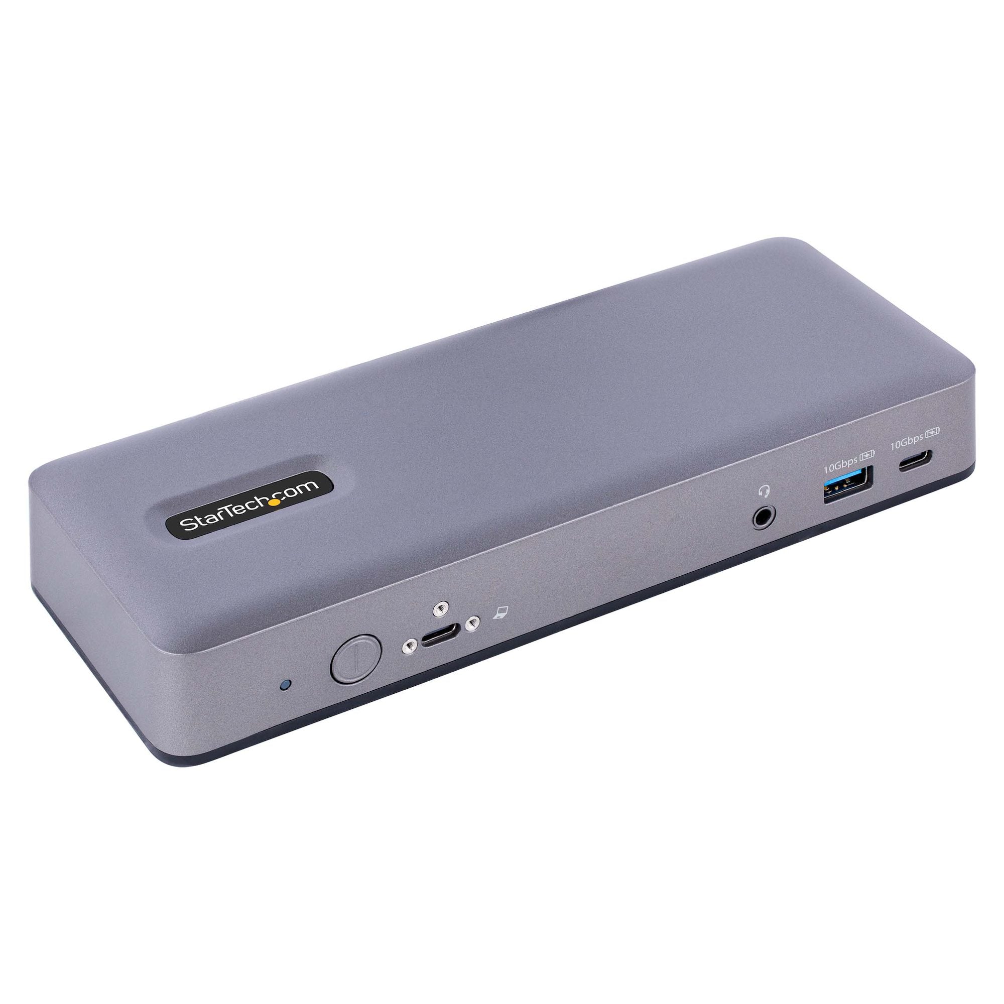 StarTech.com DK31C3MNCR station d'accueil Avec fil USB 3.2 Gen 2 (3.1 Gen 2) Type-C Gris - Image 1