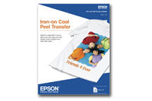 EPSON Iron-on Cool Peel Transfer - 8.5" x 11" - 10 Sheet printing paper (S041153)