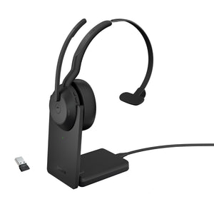 Jabra Evolve2 55 Casque Avec fil &sans fil Arceau Bureau/Centre d'appels Bluetooth Socle de chargement Noir - Image 1