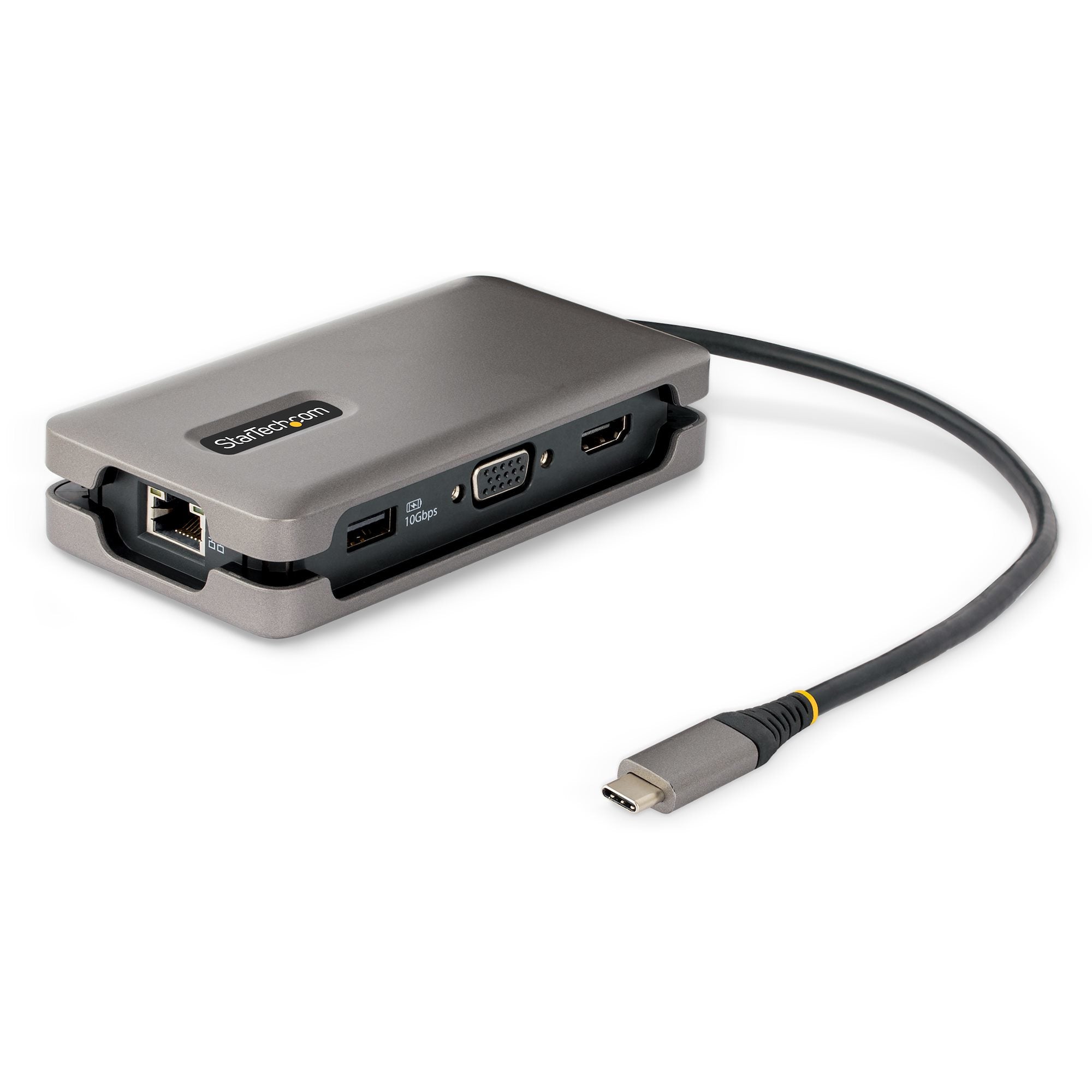 StarTech.com DKT31CVHPD3 station d'accueil Avec fil USB 3.2 Gen 2 (3.1 Gen 2) Type-C Gris - Image 1