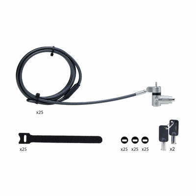 StarTech.com UNIVKA25-LAPTOP-LOCK câble antivol Noir 2 m - Image 12