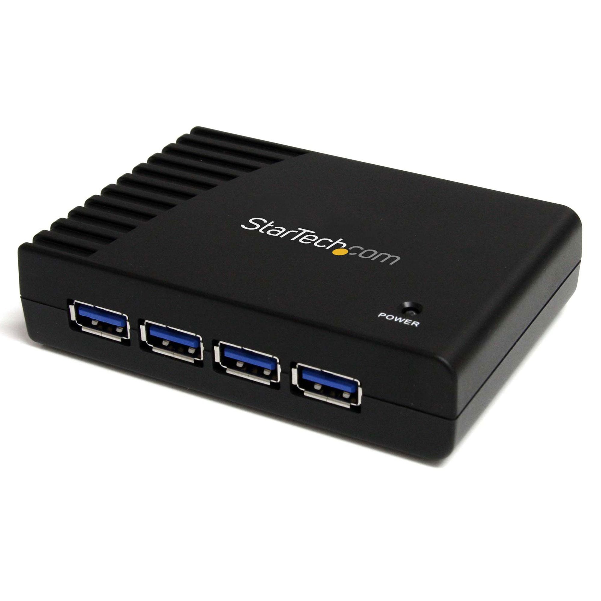 StarTech.com ST4300USB3 hub & concentrateur USB 3.2 Gen 1 (3.1 Gen 1) Type-B 5000 Mbit/s Noir - Image 1