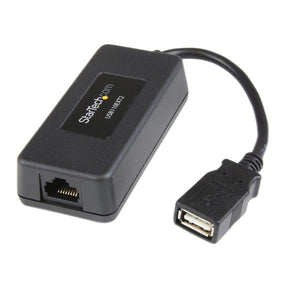 StarTech.com USB110EXT2 prolongateur réseau Émetteur et récepteur réseau Noir - Image 2