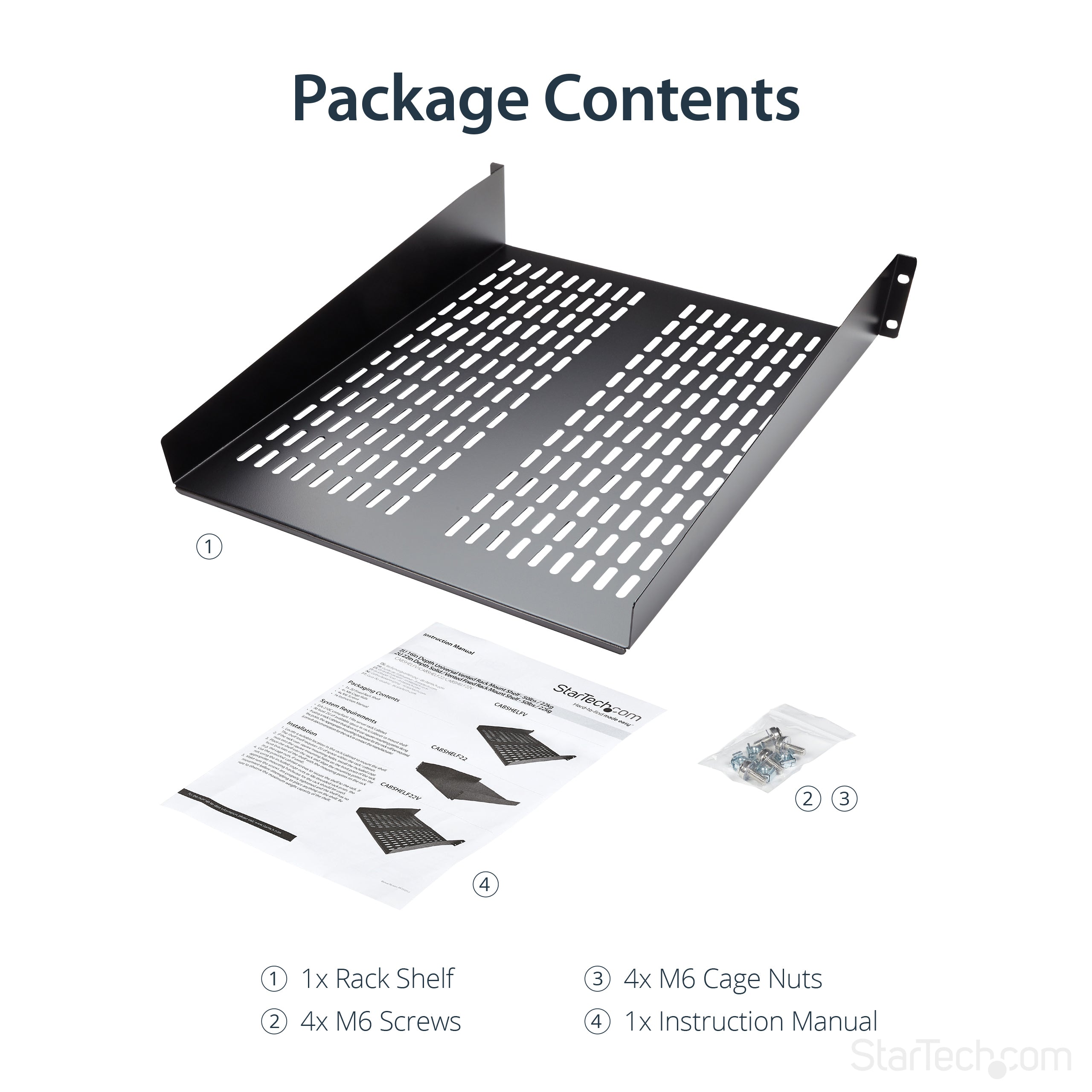 StarTech.com CABSHELF22V accessoire de racks - Image 7