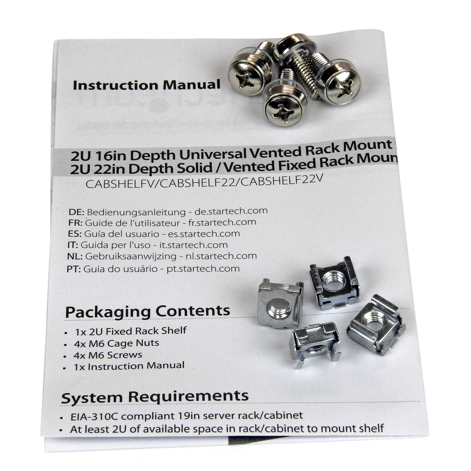 StarTech.com CABSHELF22V accessoire de racks - Image 13