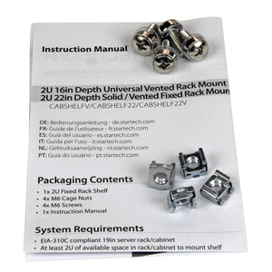 StarTech.com CABSHELF22V accessoire de racks - Image 13