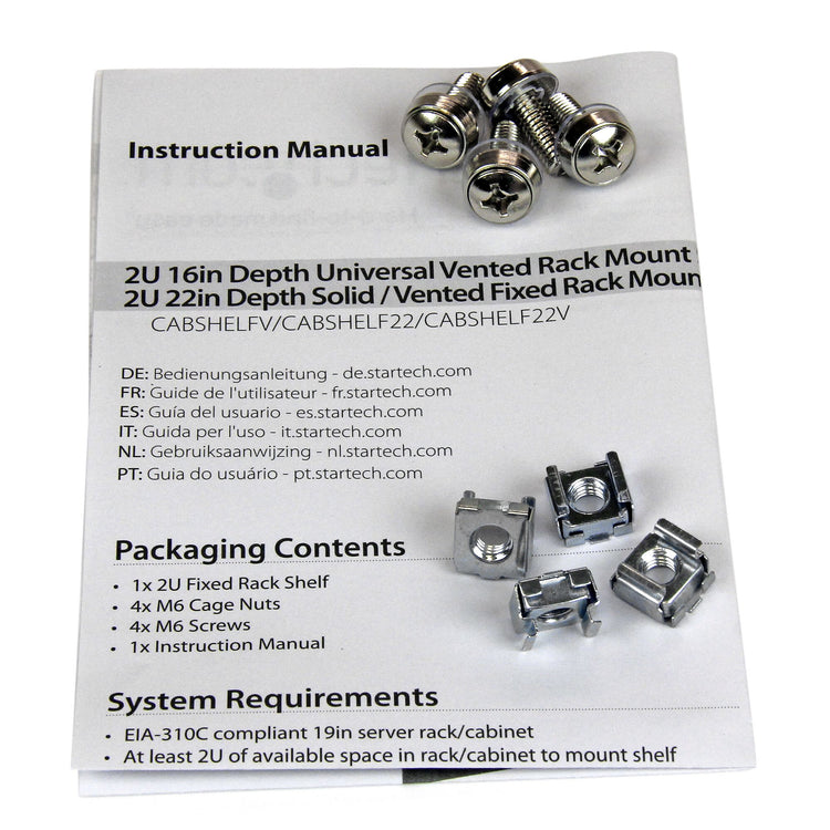 StarTech.com CABSHELF22V accessoire de racks - Image 13
