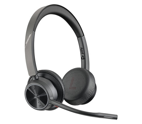 Poly Voyager 4320 Microsoft Teams Certified USB-C Headset +BT700 dongle Sans fil Arceau Bureau/Centre d'appels USB Type-C Bluetooth Noir - Image 2
