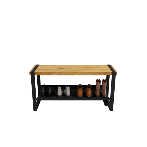 RAKABOT Moderno Sturdy & Strong Entrance Bench Channeling Water Into Containers - Strong Enough for 400+ Pounds