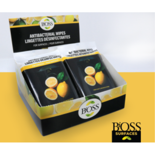 BIOSS ANTIBACTERIAL WIPES FOR SURFACES - (10 inner (BIOSS005)