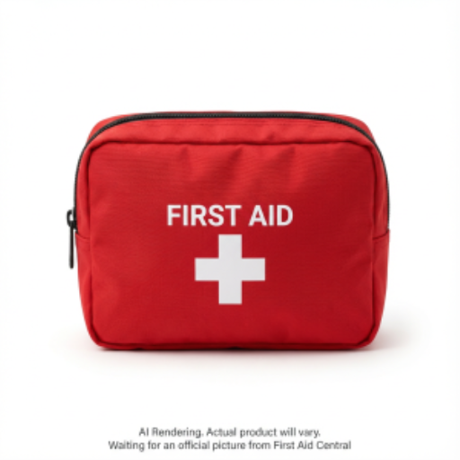 FIRST AID CENTRAL Red Nylon Personal First Aid Kit (FAC-449RD)