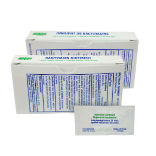 FIRST AID CENTRAL Safecross Antibiotic Ointment (Bacitracin Zinc) - Box of 12 (05794)