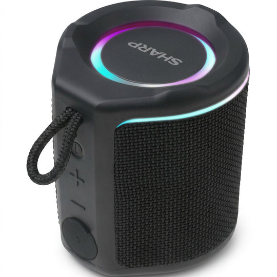Sharp GX-BT190-BK Portable Bluetooth Speaker - IP67 Waterproof & Floating