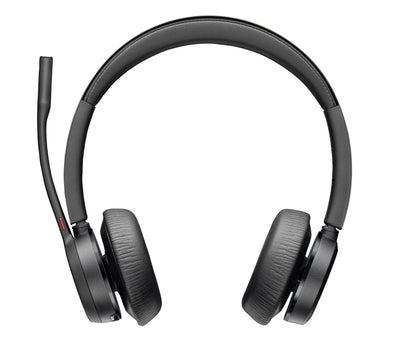 Poly Voyager 4320 USB-C Headset +BT700 dongle +Charging Stand Sans fil Arceau Appels/Musique USB Type-C Bluetooth Socle de chargement Noir - Image 1