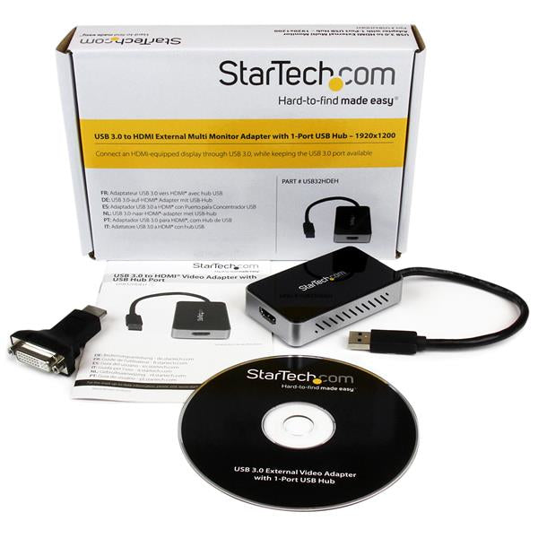 StarTech.com USB32HDEH adaptateur graphique USB 1920 x 1200 pixels Noir - Image 5