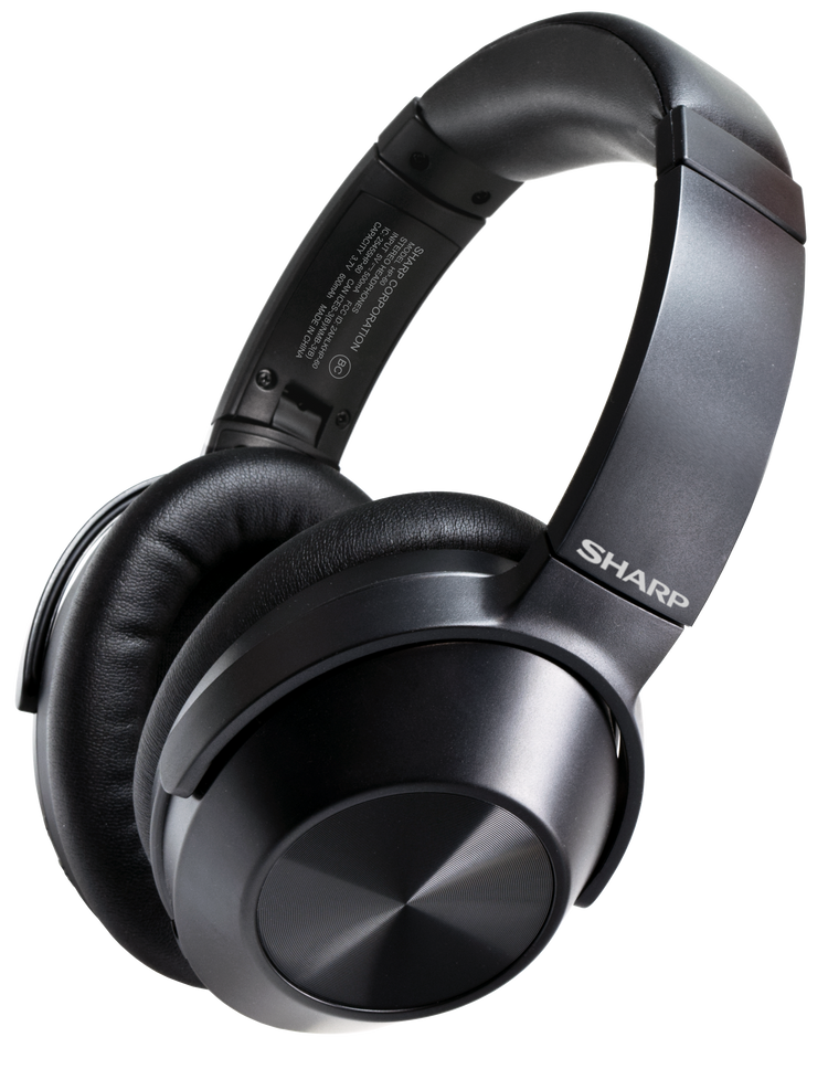 Casque sans fil circum-auriculaire Sharp HP-60 avec Réduction Active du Bruit et 20 heures d'autonomie