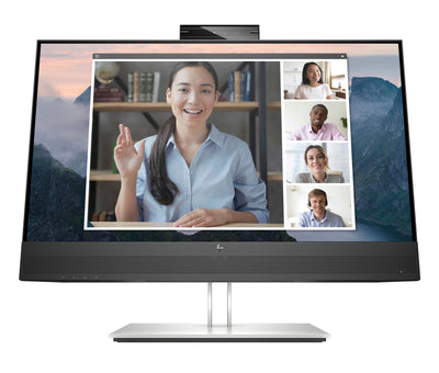 HP E24mv G4 FHD Conferencing Monitor écran plat de PC 60,5 cm (23.8") 1920 x 1080 pixels Full HD LCD Noir, Argent - Image 1