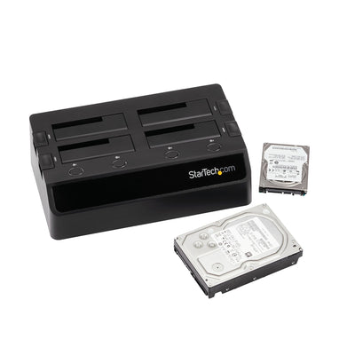 StarTech.com SDOCK4U33 Station d'accueil de disques de stockage USB 3.2 Gen 1 (3.1 Gen 1) Type-B Noir - Image 4