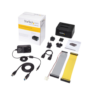 StarTech.com UNIDOCKU33 Station d'accueil de disques de stockage USB 3.2 Gen 1 (3.1 Gen 1) Type-B Noir - Image 8