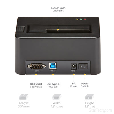 StarTech.com SDOCK1EU3P pièce et accessoire pour dispositifs de stockage de données - Image 7