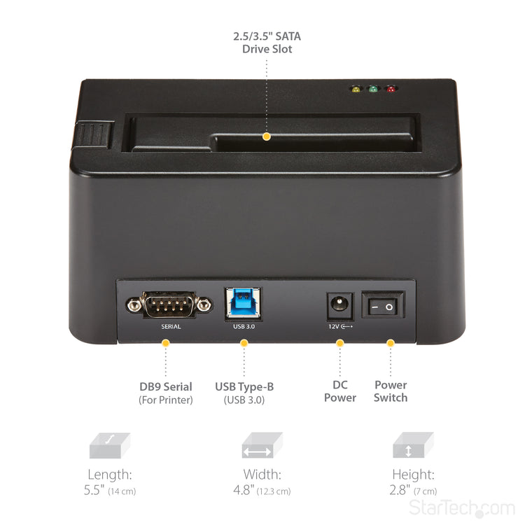 StarTech.com SDOCK1EU3P pièce et accessoire pour dispositifs de stockage de données - Image 7