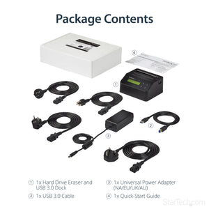 StarTech.com SDOCK1EU3P pièce et accessoire pour dispositifs de stockage de données - Image 8