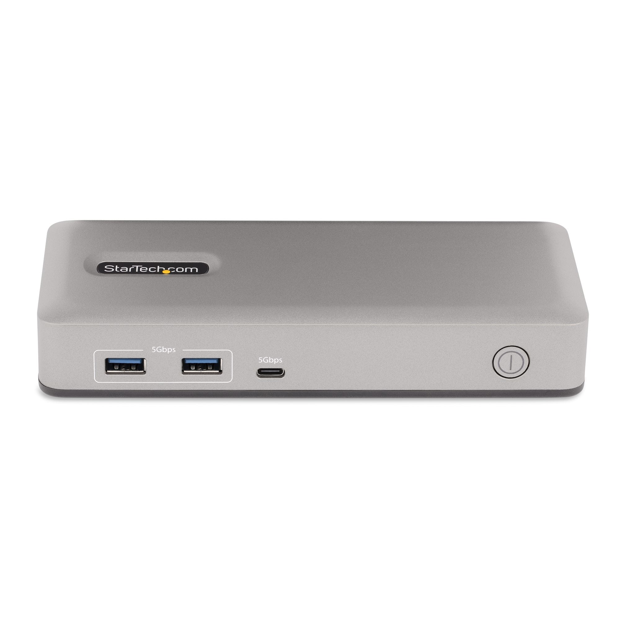 StarTech.com 101N-USBC-DOCK station d'accueil Avec fil USB 3.2 Gen 1 (3.1 Gen 1) Type-C Gris - Image 4