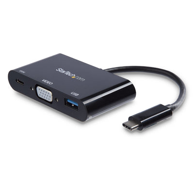 StarTech.com CDP2VGAUACP station d'accueil Avec fil USB 3.2 Gen 1 (3.1 Gen 1) Type-C Noir - Image 1