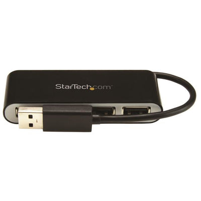 StarTech.com ST4200MINI2 hub & concentrateur 480 Mbit/s Noir, Argent - Image 2