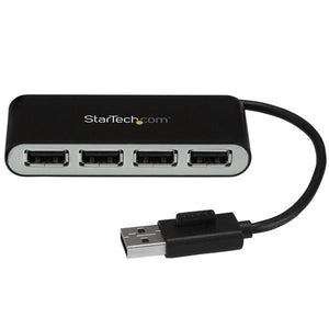 StarTech.com ST4200MINI2 hub & concentrateur 480 Mbit/s Noir, Argent - Image 1