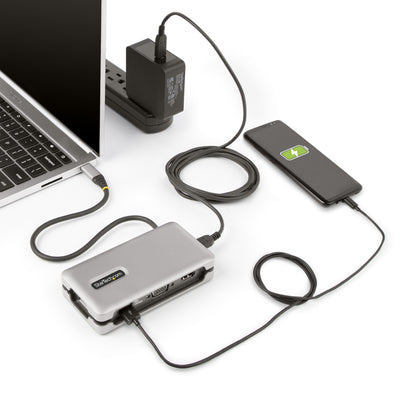 StarTech.com DKT31CVHPD3 station d'accueil Avec fil USB 3.2 Gen 2 (3.1 Gen 2) Type-C Gris - Image 13