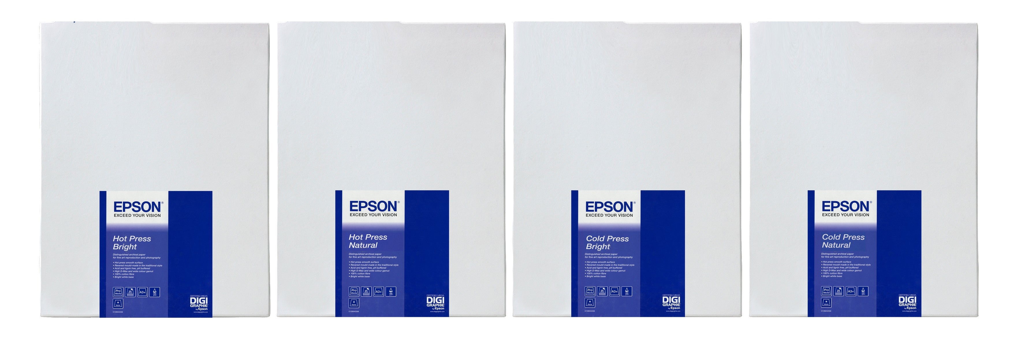 Epson Cold Press Bright, 60" x 15m, 305g/m² média grand format Mat - Image 2