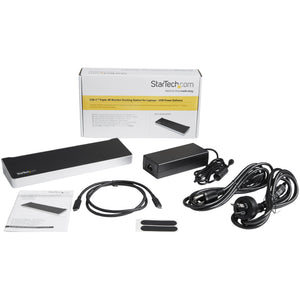 StarTech.com DK30CH2DPPD station d'accueil Avec fil USB 3.2 Gen 1 (3.1 Gen 1) Type-C Noir, Argent - Image 6
