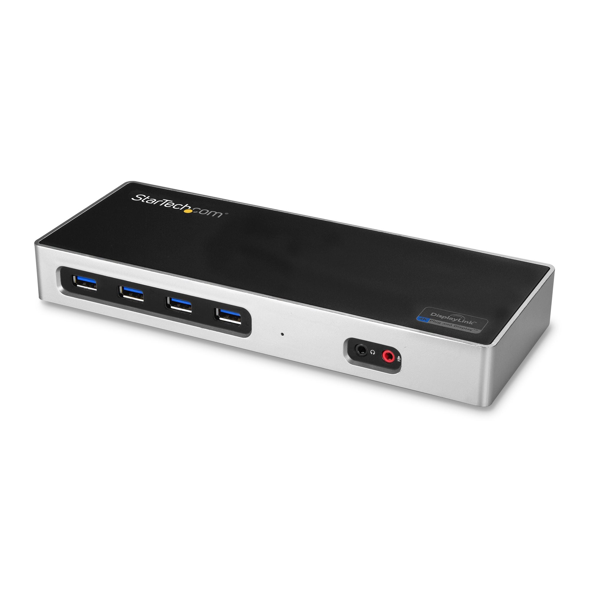 StarTech.com DK30A2DH station d'accueil Avec fil USB 3.2 Gen 1 (3.1 Gen 1) Type-C Noir, Argent - Image 1