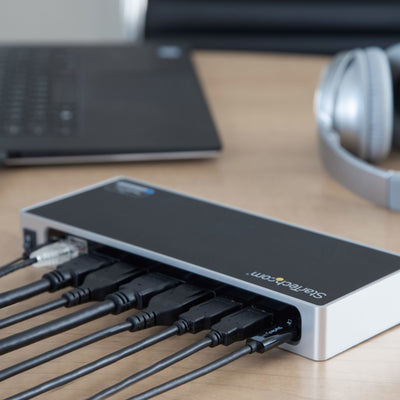 StarTech.com DK30A2DH station d'accueil Avec fil USB 3.2 Gen 1 (3.1 Gen 1) Type-C Noir, Argent - Image 7